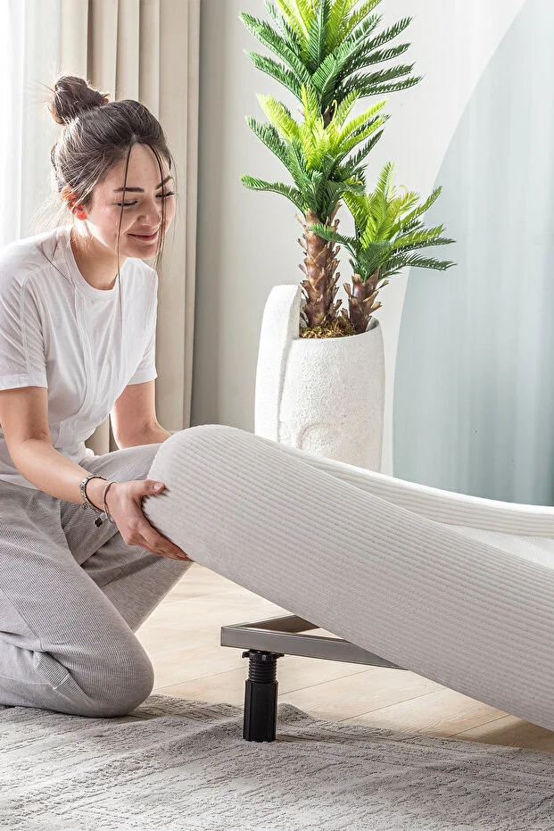 3 LEGOM YATAK BAZA BAŞLIK SET YIKANABİLİR ORTOPEDİK TORBA YAYLI 10 YIL GARANTİLİ 120x200